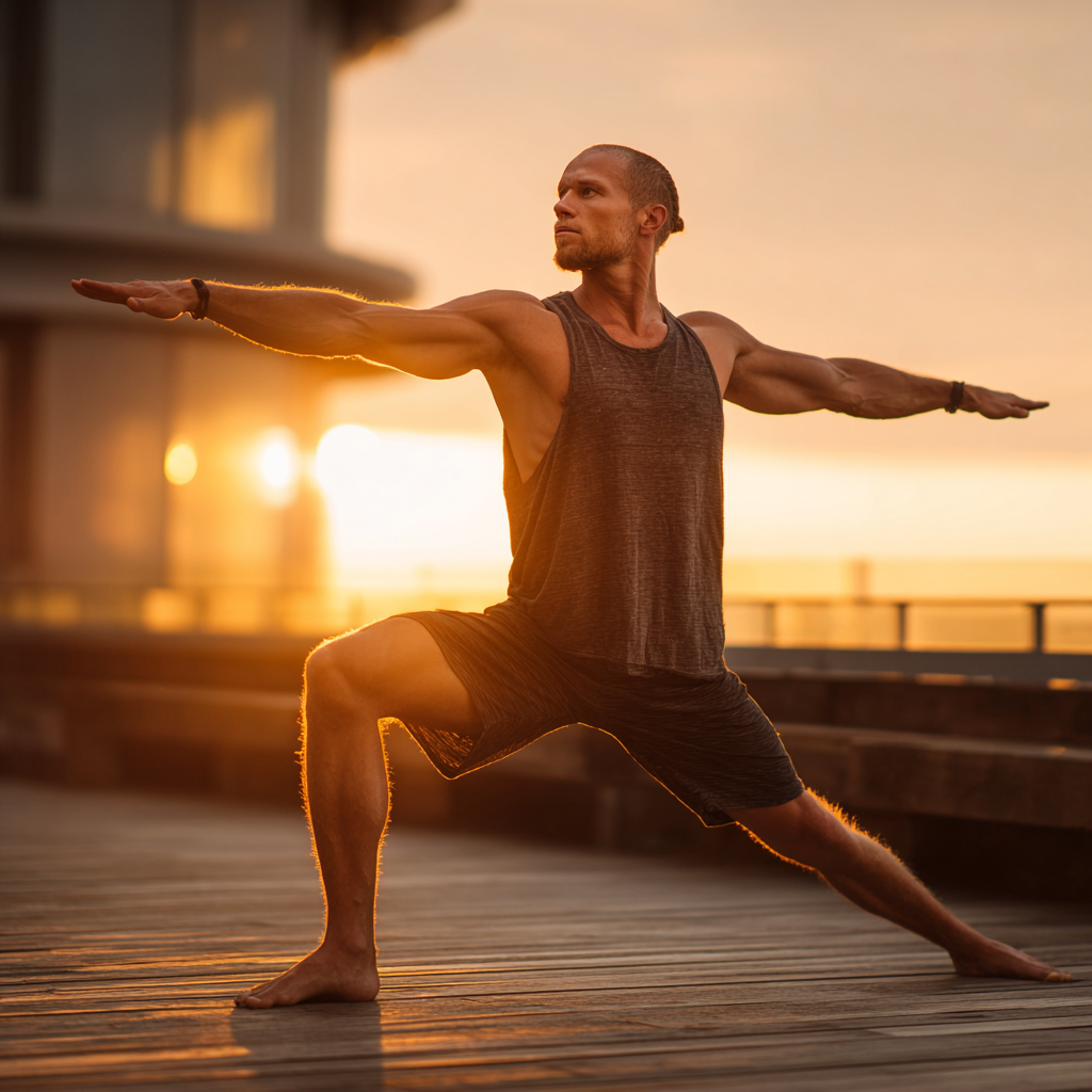 Practică yoga urbană pentru mobilitate și energie
